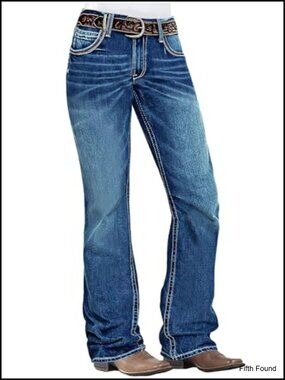 Low Rise Boot Cut Butt Lifting Stretchy Western Jeans Flare Leg